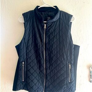 New York & Company black vest, size large